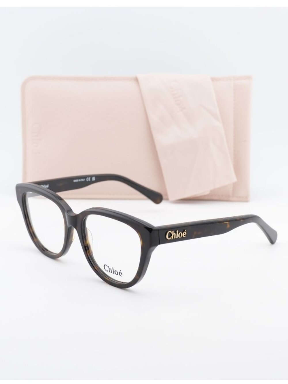 Chloe CH0243O 006 Square Eyeglasses - Havana 53mm